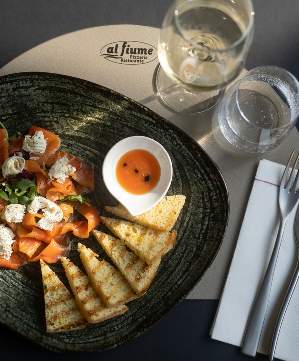 Al Fiume restaurant Typical Trentino cuisine, lake fish in Arco