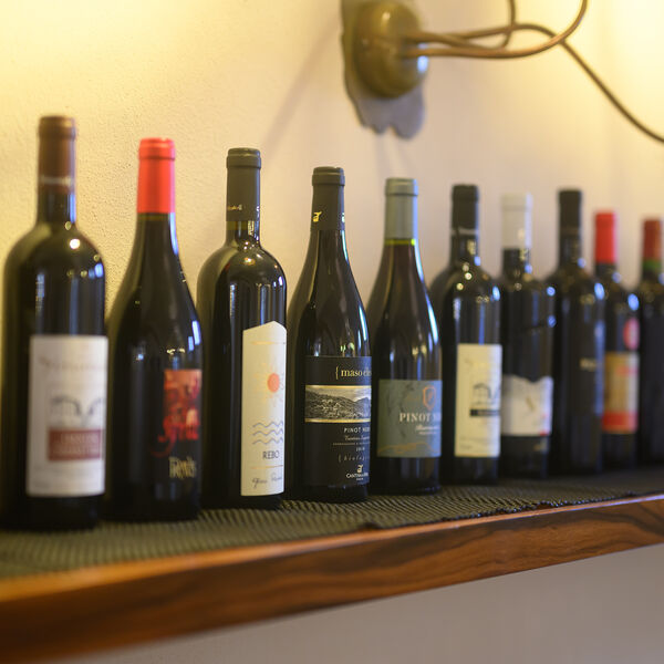 La qualità di un locale si misura anche dai vini che propone