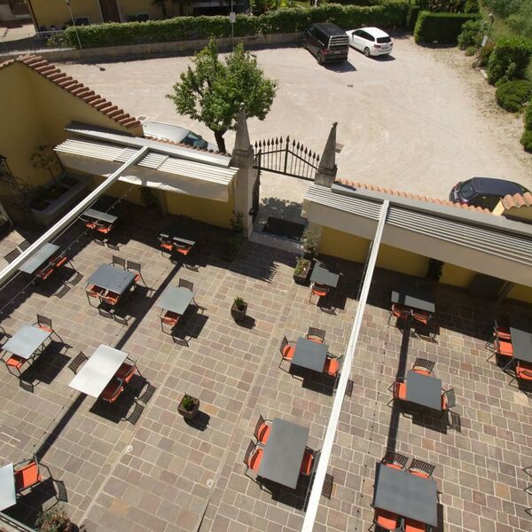 Il nostro patio esterno per godersi le serate estive